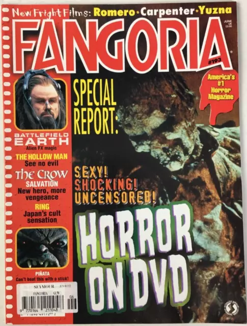 Fangoria #193 Magazin Juni 2000 Internationale Schrecken! (UK) Edition - neu/ungelesen