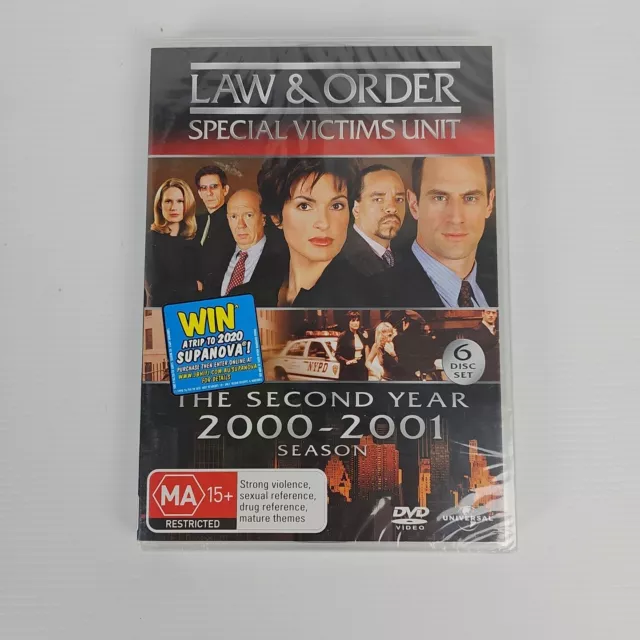 DVD - LAW & Order Special Victims Unit - The Second Year - New & Sealed -  Free $18.95 - PicClick AU