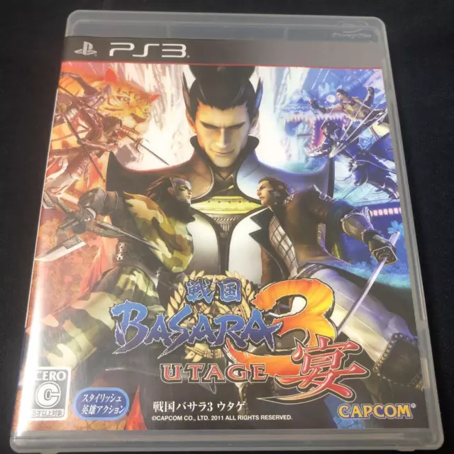 Sengoku Basara 3 Utage Sony Playstation 3 PS3 Japan