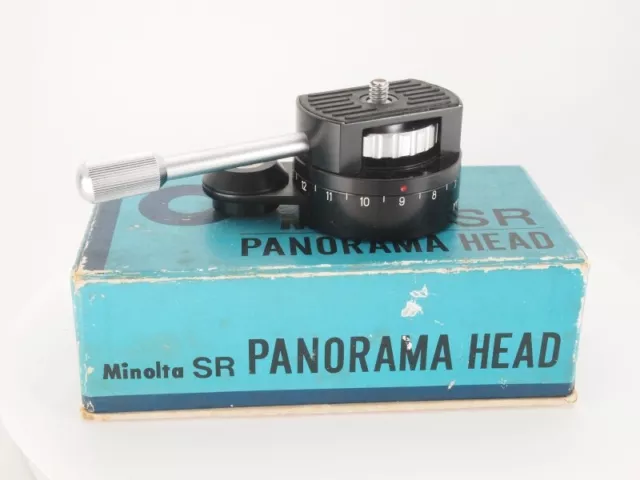 Minolta SR PANORAMA Head Tripod Head w/ Box [Excellent+++] from JAPAN