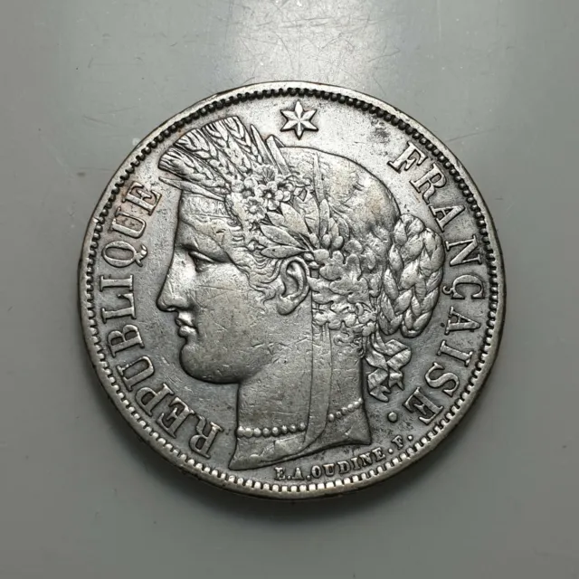 Francia 5 Francos 5 Francs Ceres 1851 A Mbc-