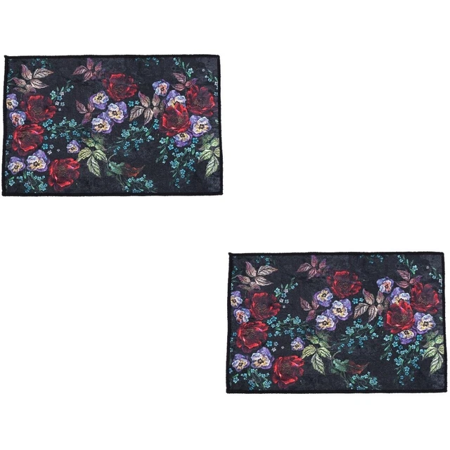 2 pz tappeto ingresso tappetino bagno diamante dorato esterno bambino