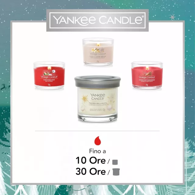 Set regalo Yankee Candle | 3 candele profumate 1 candela Signature Small NATALE 2