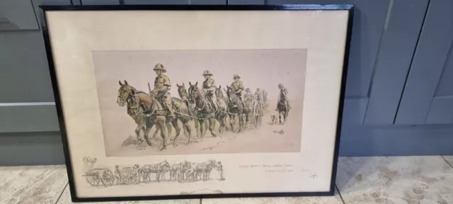 Snaffles Charles Johnson Payne "Ubique Meant" Original Pencil Signed Print