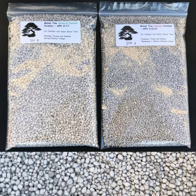 Bonsai Tree NPK Fertiliser Complete All-Season Feed for Spring Summer & Autumn