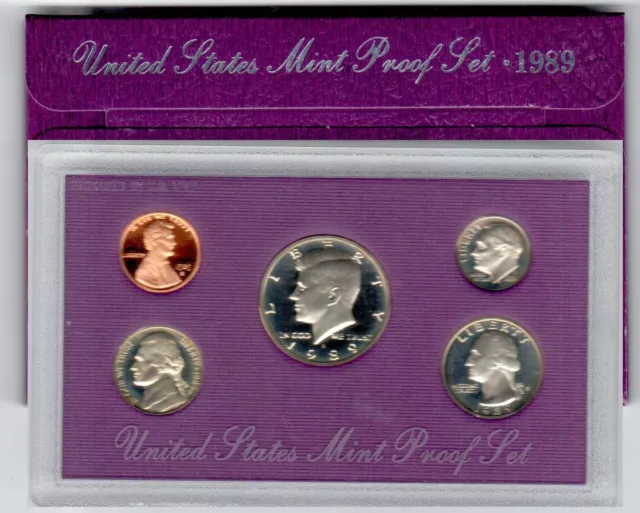 Coffret belle epreuve Officiel USA 1989 proof set