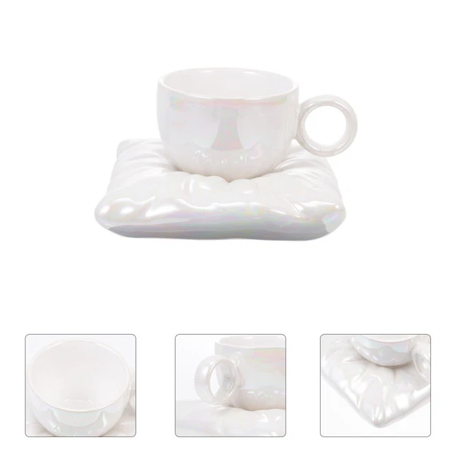 1 Set dauerhafte keramische Tasse dekorative Teetasse Set Keramik Kaffeetasse