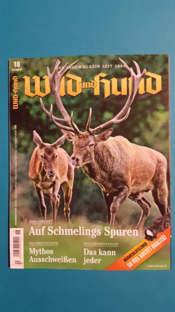 WILD UND HUND Nr.18  21 September 2017  ungelesen 1A abs. TOP