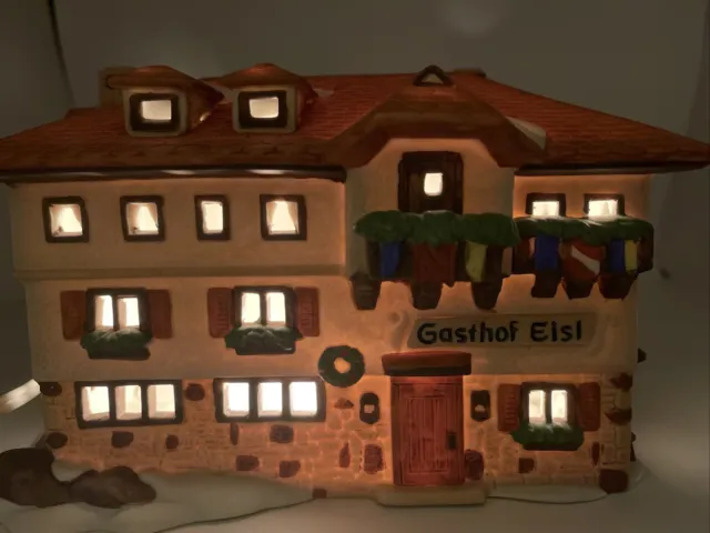 Dept. 56 Heritage Christmas Collection Alpine Village Gasthof Eisl (Guest House)