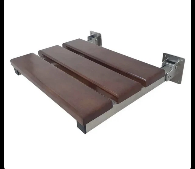 Kingston Brass KBSS1916 Chaise 19" x 16" Wall Mount Folding - Nickel