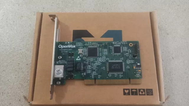 OpenVox D-110P Ver 1.3 1 Port T1/E1/J1 PRI PCI card *** NEW CONDITION ***