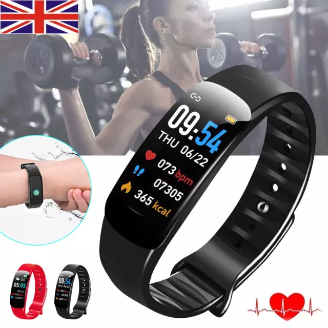 Smart Watch Sport Activity Fitness Tracker Wristband Heart Rate Sports Bracelet~