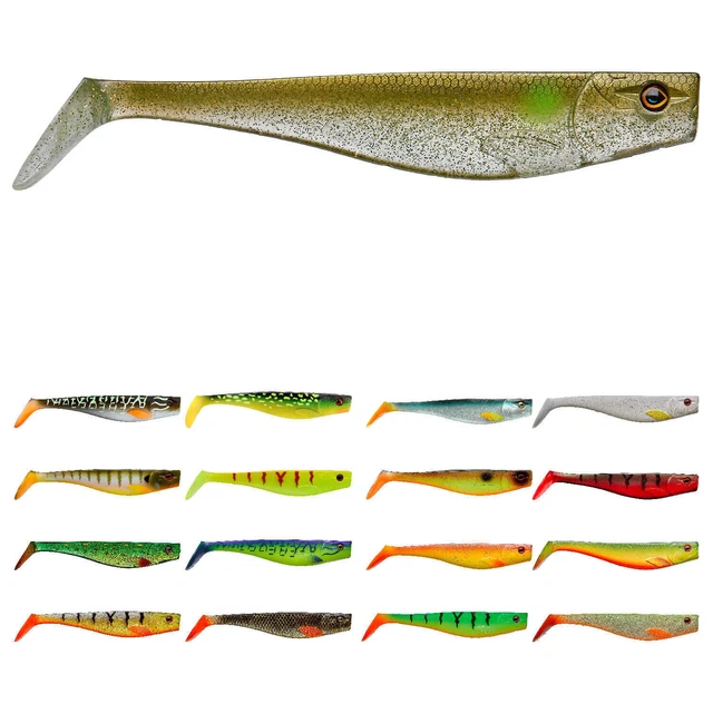 Illex Yammy Fish 3.8 9,8cm ver en caoutchouc appât perche sandre Illex Yammy Fish 3.8 9,8cm ver en caoutchouc appât perche sandre
