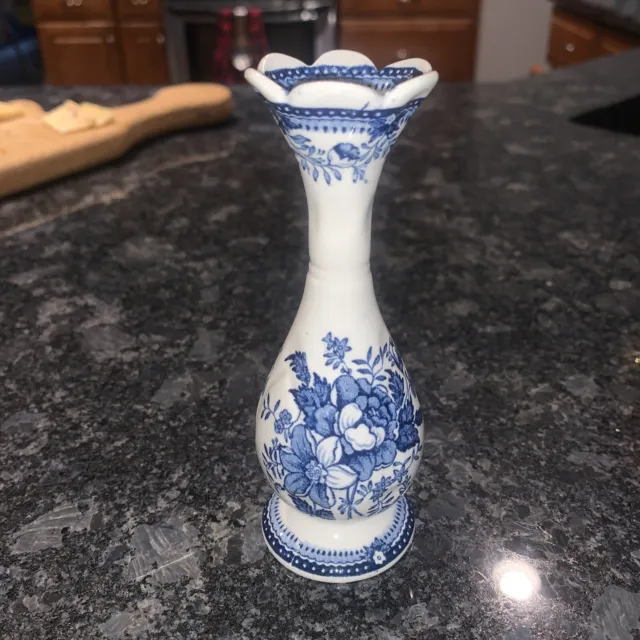 “Tonquin” Royal Staffordshire Ceramics by Clarice Cliff Urn Vase Blue