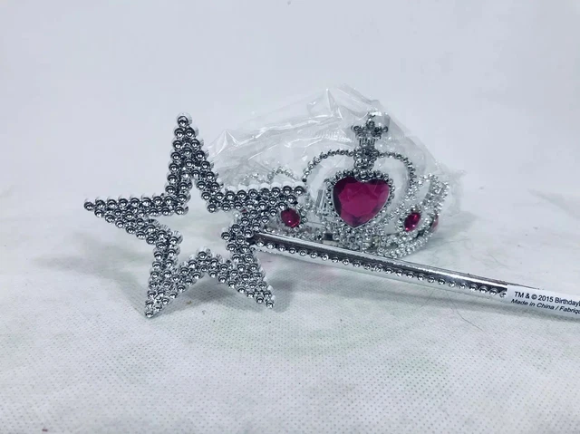 Dress Up Princess Fairy Good Witch Crown Wand Pretend Costume