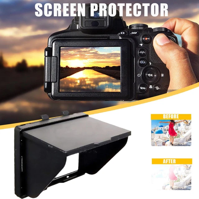 For NEX-3 NEX-5 NEX-C3 Durable Camera LCD Screen Sunshade Protector Cover R9J5