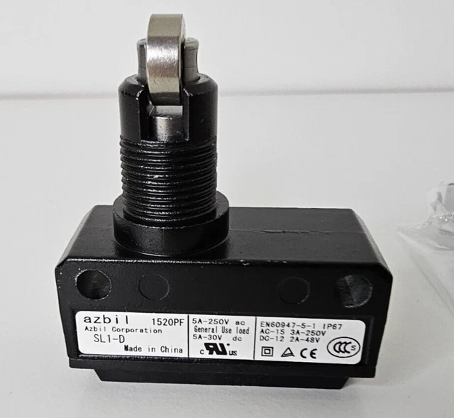Yamatake / Azbil SL1-AK Limit Switch – 1 N.o. / 1 N.c. Circuit, New