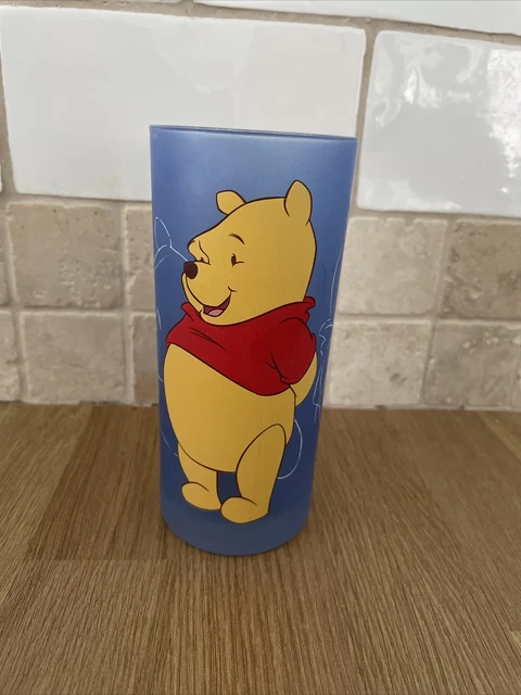 Disney Winnie the Pooh Drinking Glass Authentic Disneyland Paris highball tumble