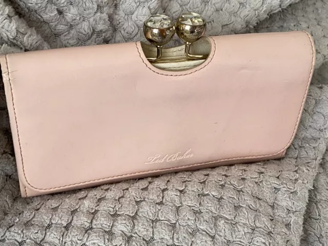 Ted Baker Light Pink Matinee Large Purse Soft Patent Leather