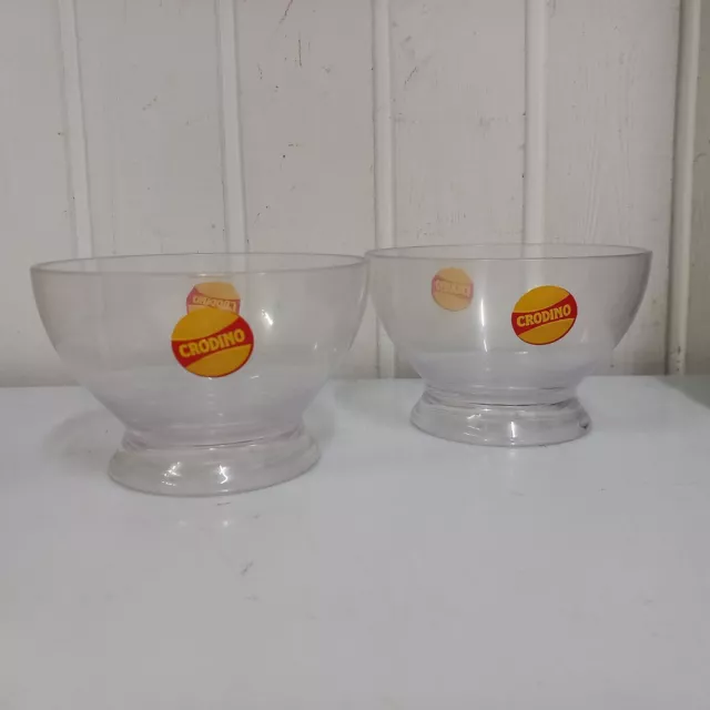 Ciotole Coppette In Plastica Aperitivo Pubblicitario Crodino Vintage