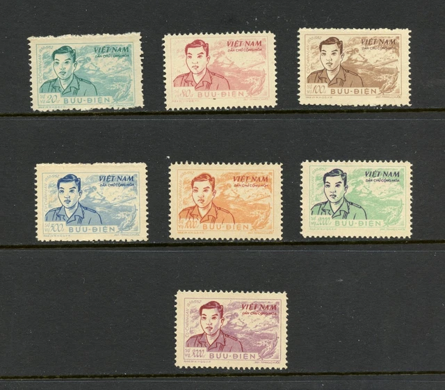 P658 Vietnam 1958 Offizielle - Cu Chinh Lan 7v. Postfrisch ohne Gummi