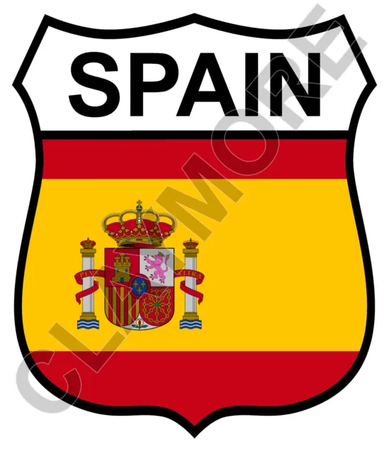 SPAIN ESPANA Madrid SPANISH car sticker motorcycle truck CAMPER VAN