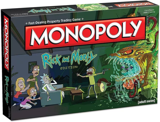Monopoly : Rick Et Morty Édition - Jeu de Société, Tout Neuf