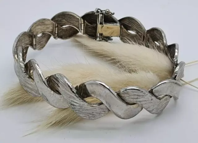 Armband 835 Silber 60er / 70er Jahre vintage Modernist