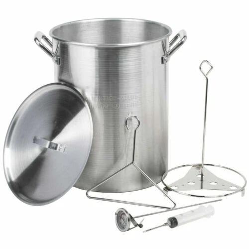 ALUMINUM DEEP FRYER 30 Quart Pot Kit Turkey Fryer Outdoor Propane Stockpot NEW