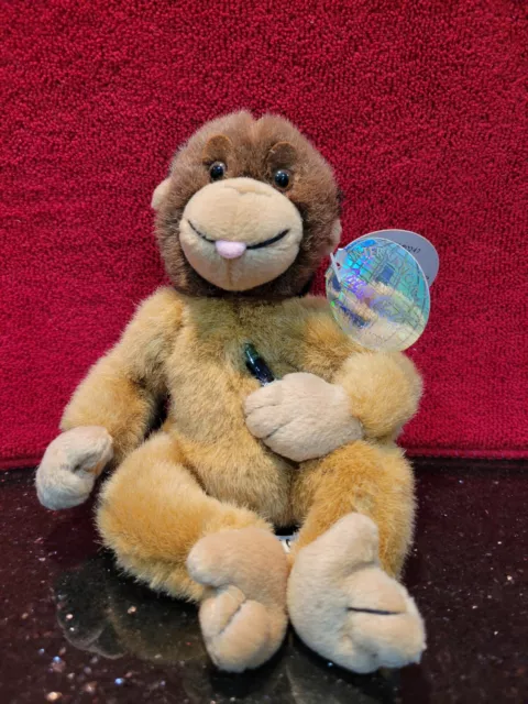 Vintage 1999 Coca-Cola Intl Plush Collection Orany Orangutan Singapore Bean Bag