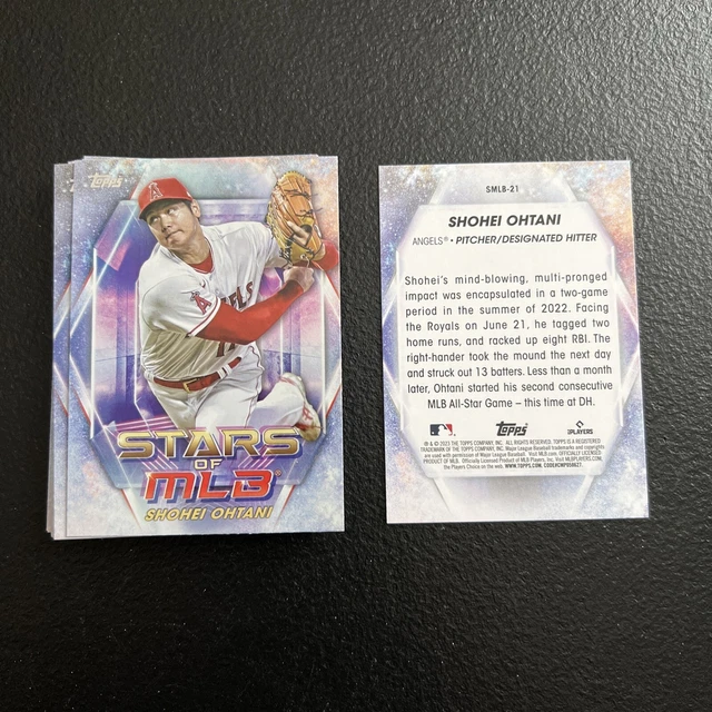 (LOT OF 20) Shohei Ohtani 2023 Topps Series 1 Stars of MLB Card SMLB21