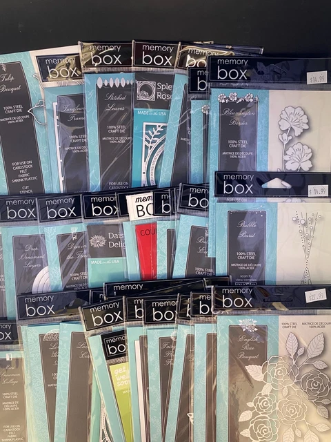 Memory Box Craft Dies Metal Cut Stencil Emboss Steel for Crafts Made in USA