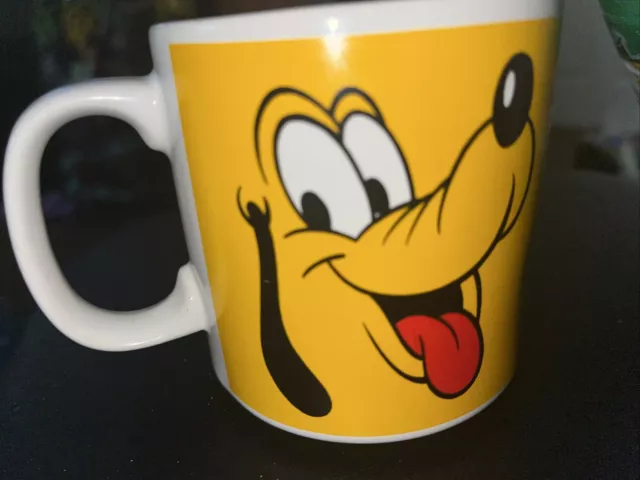 Vintage Walt Disney Company Applause Pluto 12oz Coffee Mug Korea