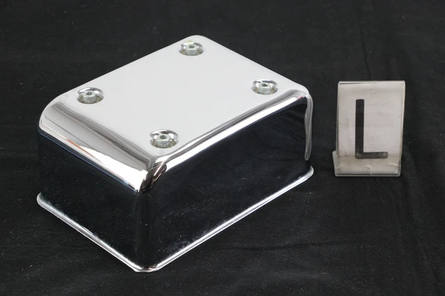 2002 Harley Dyna Chrome Left Side Electrical Panel Cover 66333-99