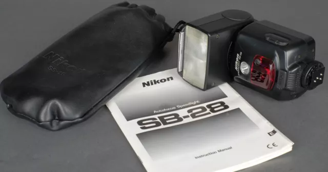 EX++ Nikon SB-28 AF TTL Bounce Swivel Zoom Head Flash  f/35mm SLR Tested