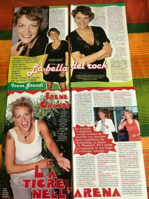 Irene Grandi Articoli Clippings 11 Pagine