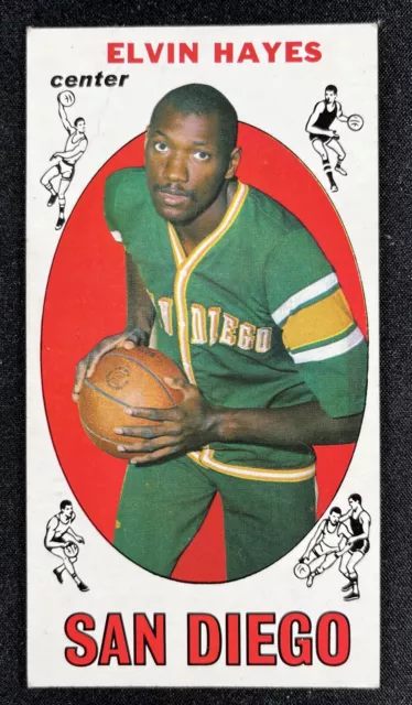 1969-70 Topps Elvin Hayes RC VGEX San Diego Tall Boy #75