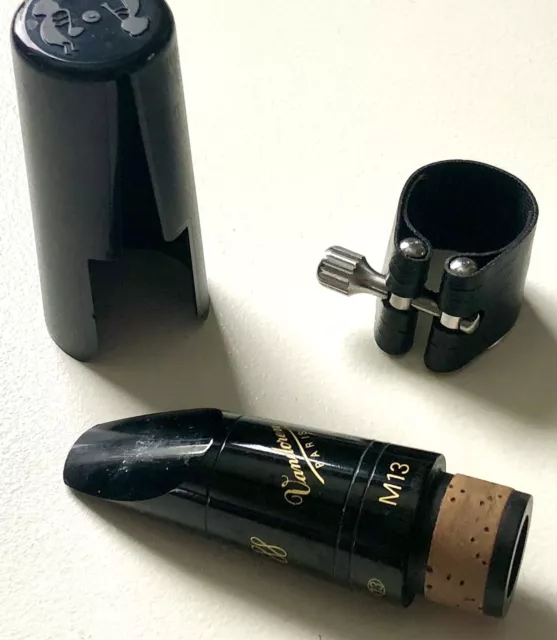 Lightly Used Vandoren M13 Bb Clarinet Mouthpiece w/ Rovner-like Ligature & Cap