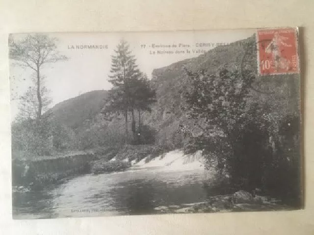 Cpa Cerisey Beautiful Star (61) Surroundings De Flers Le Noireau In The Valley Noiret