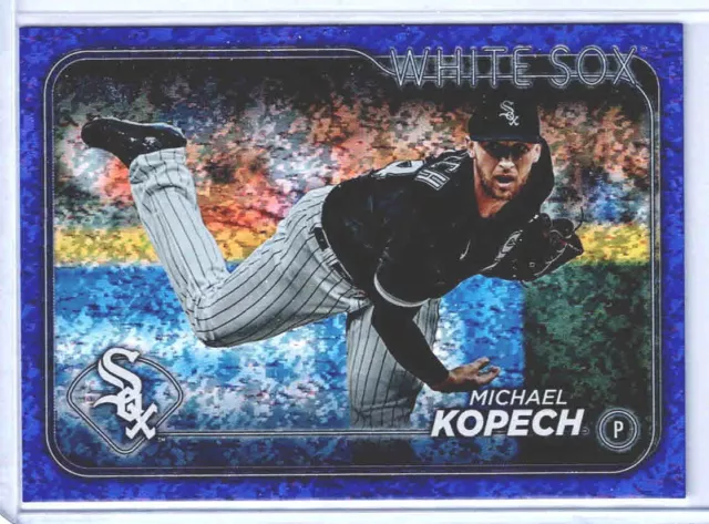 2024 Topps #109 Michael Kopech Purple Foil #492/799 Chicago White Sox
