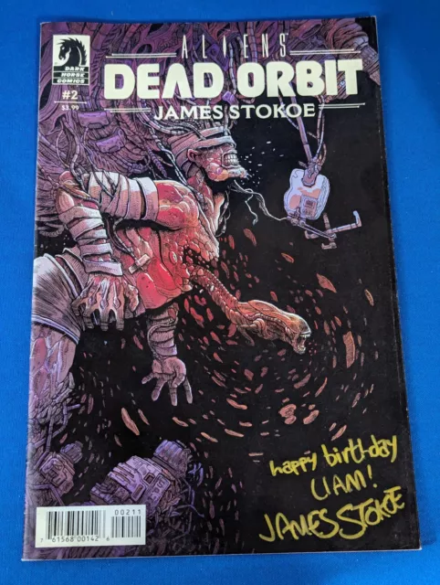 Dark Horse Aliens Dead Orbit #2 James Stokoe Signed