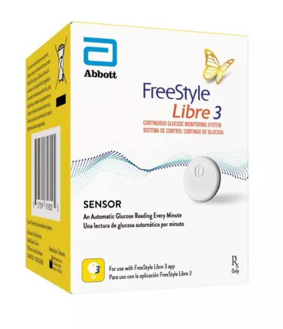 FreeStyle Libre3 Sensor von Abbott NEU&OVP MHD 01/2025 *** SOFORTKAUF ***