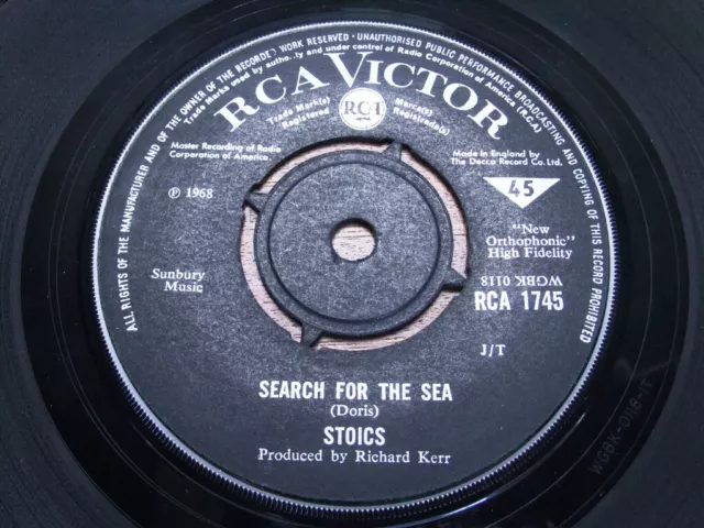 STOICS ~ Search For The Sea ~ MINT ~ RCA 1745 ~ Psych Beat Midtempo Dancer / Bea