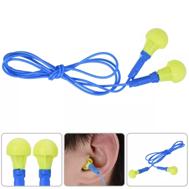 1 Pair Of Soft Foam Anti Noise Earplugs Sound Insulation Protection Ear Plug QCS 2