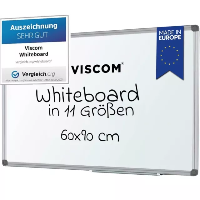 Whiteboard magnetisches Memoboard Magnettafel Präsentationstafel mit Zubehör