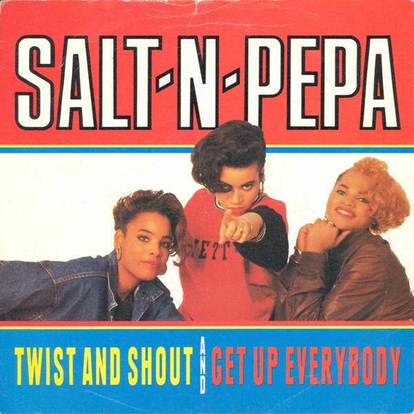 VINYLE DISCO SALT 'N' Pepa Get up everybody/Twist and shout 12