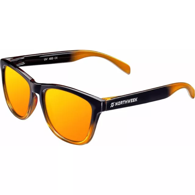 Gafas de Sol Unisex Northweek Gradiant Ø 47 mm Negro Naranja