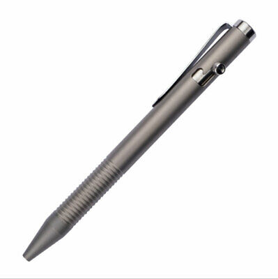 TC4 Titanium Alloy Bolt Action Pocket Pen Signature Pen Tactical Pen G2 Refill