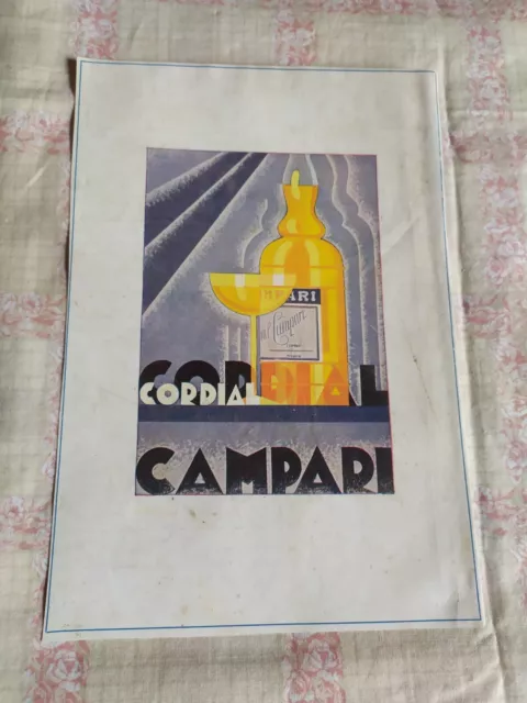 Pubblicità 1941 - Originale Campari Cordial –  DIULGHEROFF - 15x22 cm