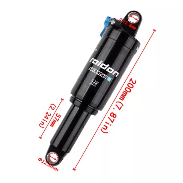 1pc 200×57mm SUNTOUR Bicycle Rear Suspension Shock Absorber For XC /Trail